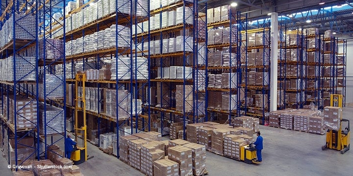 Folienverpackung in der Logistikbranche